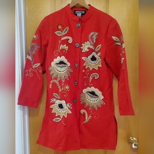 Red Indigo Moon Jacket